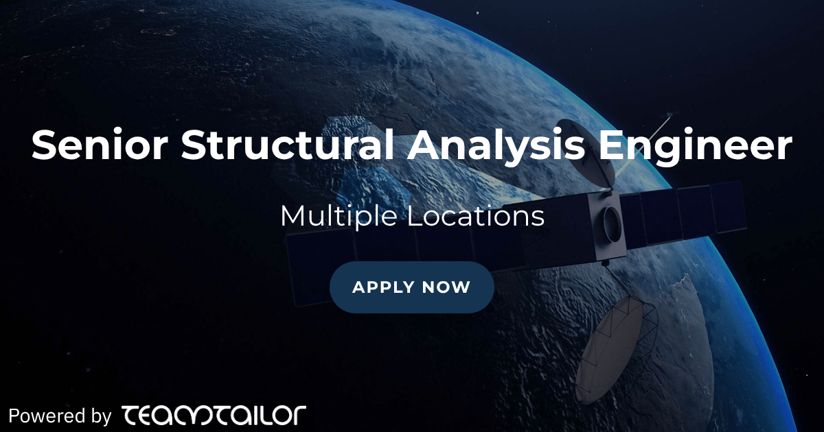 Sr Structure Senior Structural Analysis Engineer - ReOrbit