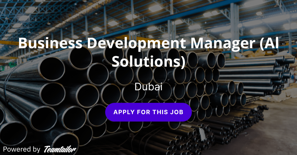 Business Development Manager (Al Solutions) - Urban Ridge Supplies