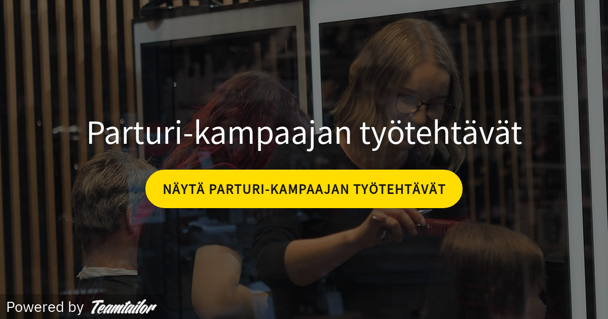 Parturikampaajan työtehtävät Cutters Finland