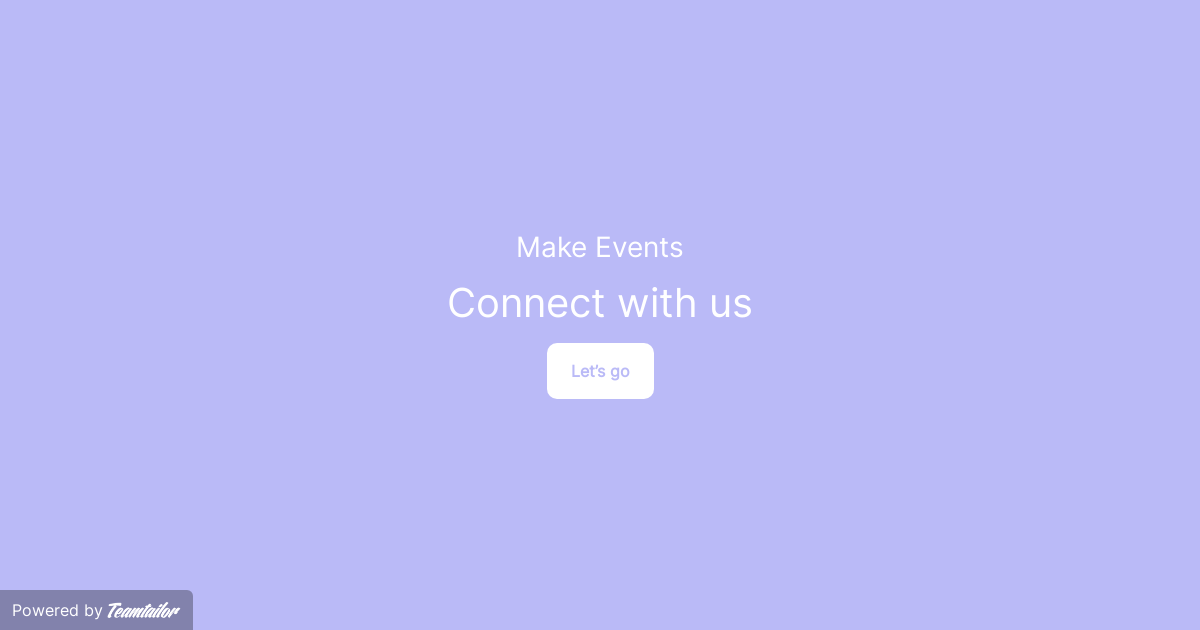 Events Connect. Example Make Events – Connect