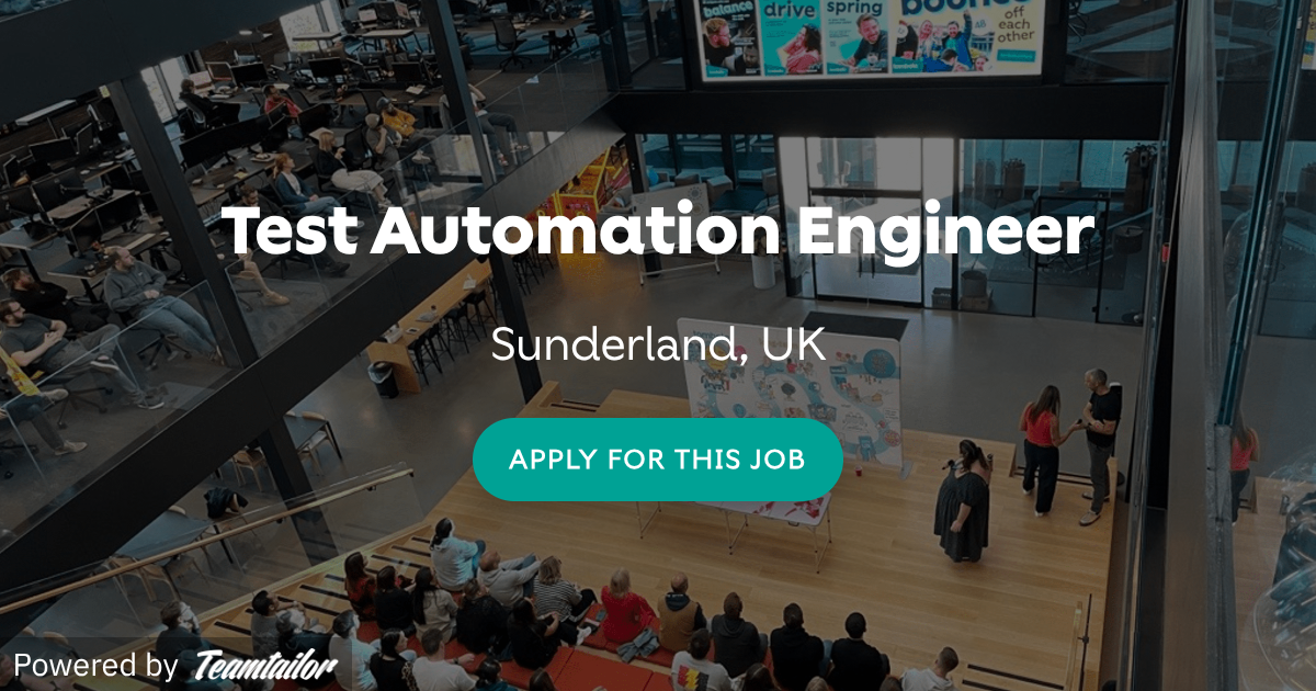 Test Automation Engineer - tombola