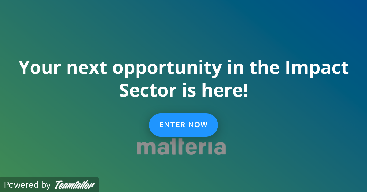 Thumbnail of Jobs in the Impact Sector - matteria