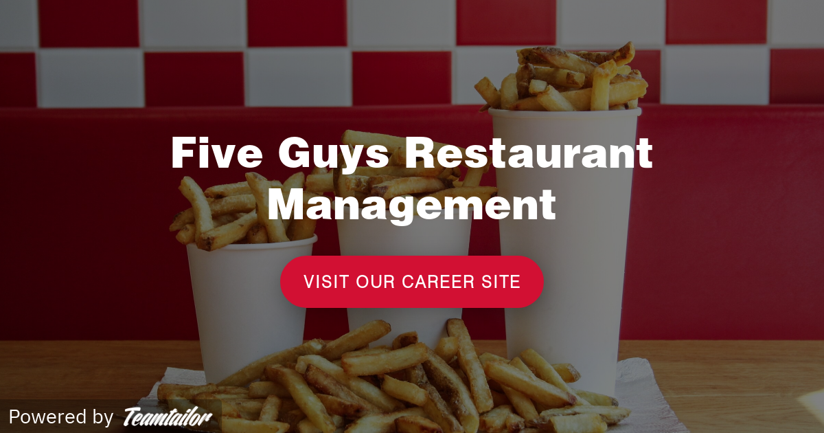 Restaurant Management - Five Guys Germany GmbH
