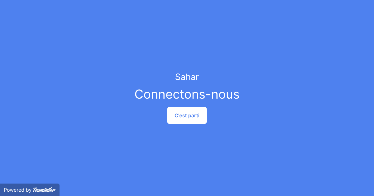 Sahar Api Sahar – Connect