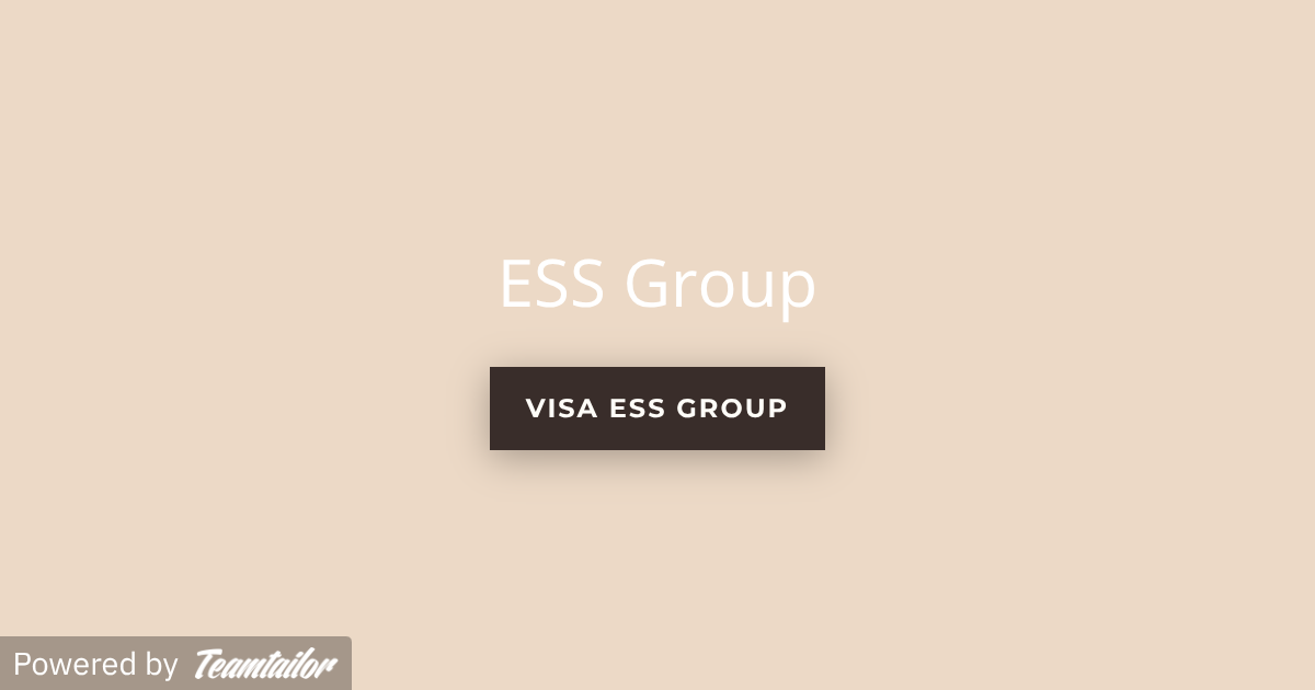 Vilka vi är och vad vi står för! - ESS Group