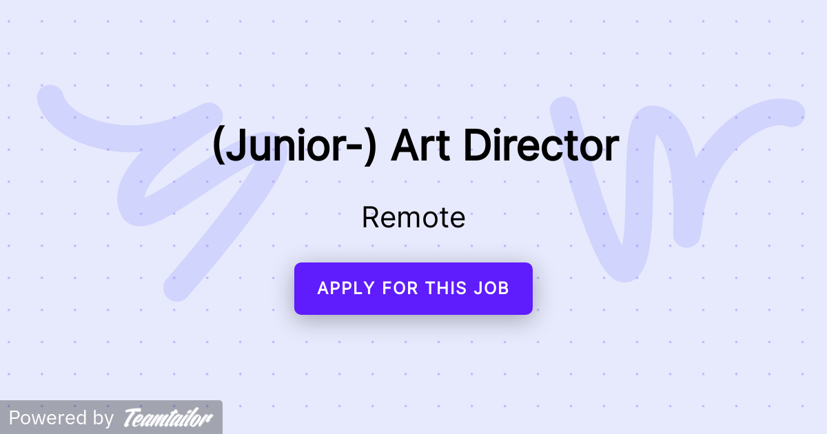 (Junior) Art Director Magic Design
