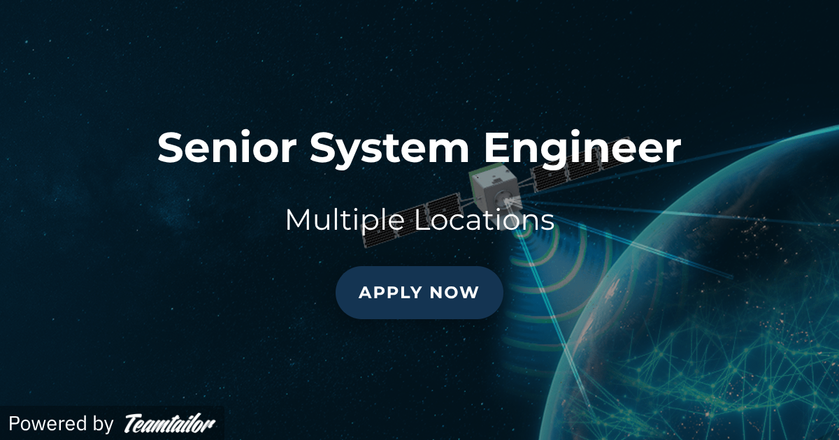 Senior System Engineer - ReOrbit