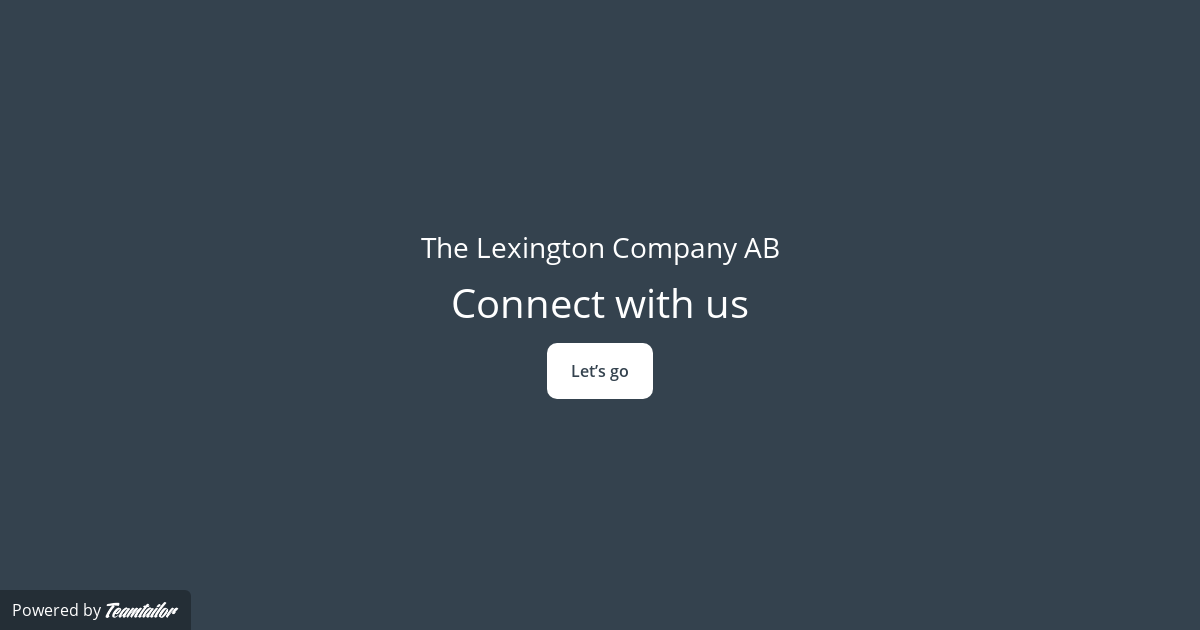 The Lexington Company AB Connect