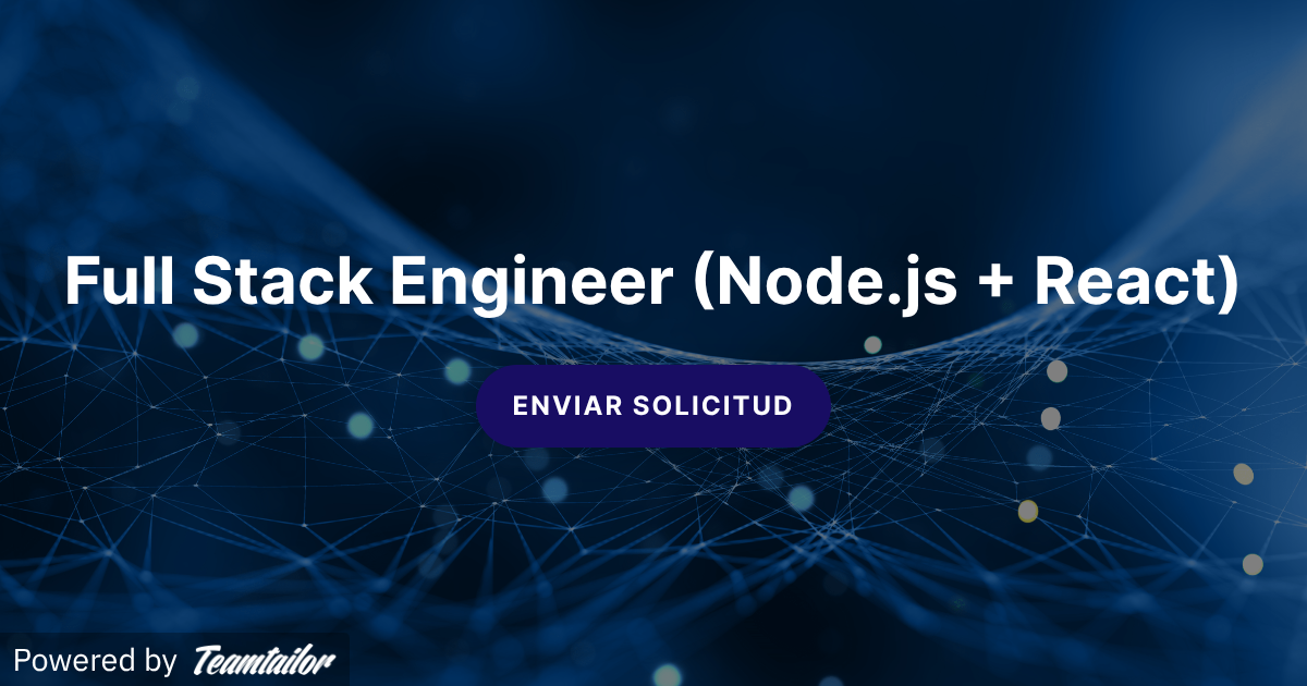 Full Stack Engineer (Node.js + React) - Valce Talent Solutions
