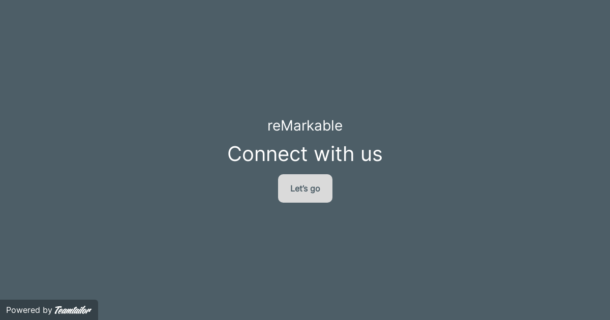 reMarkable Connect