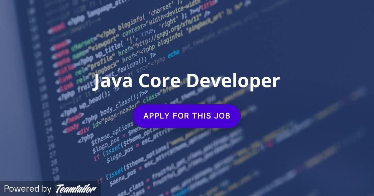 Java Core Developer - ITM Tanzania Limited