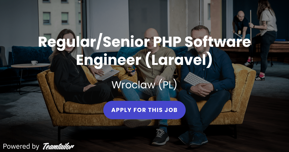 Regular/Senior PHP Software Engineer (Laravel) - Spyrosoft