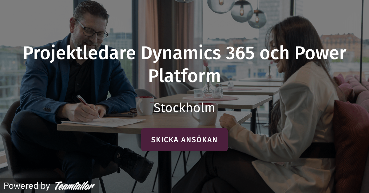 Projektledare Dynamics 365 och Power Platform - Softronic