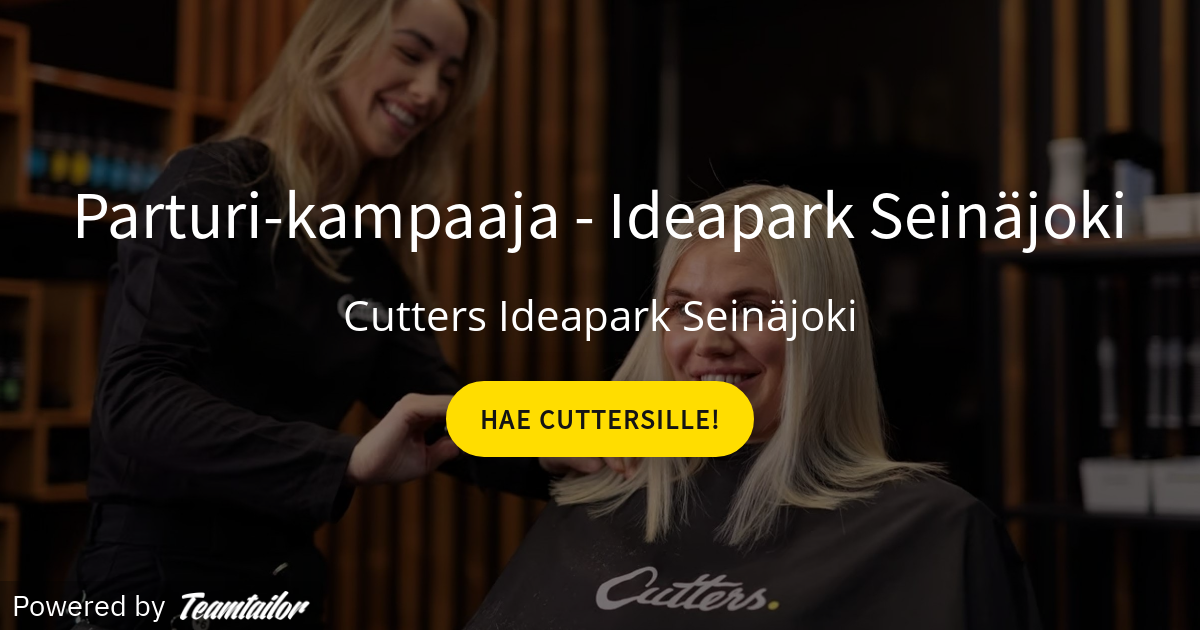 Parturikampaaja Ideapark Seinäjoki Cutters Finland