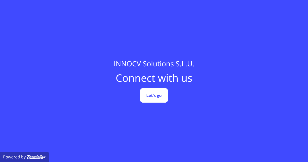 INNOCV Solutions S.L.U. – Connect
