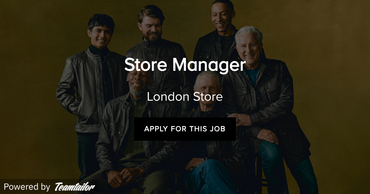Store Manager - Belstaff