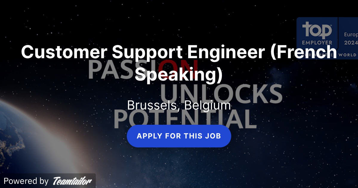 Customer Support Engineer (French Speaking) - Huawei Europe