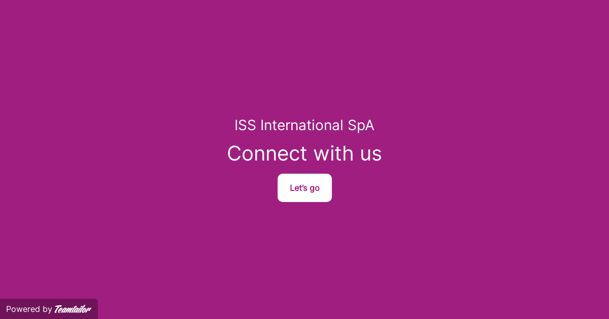 ISS International SpA Connect