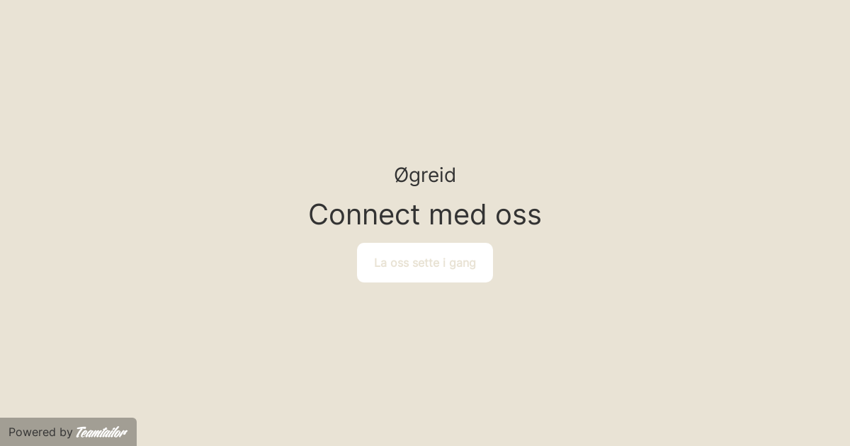 Øgreid – Connect