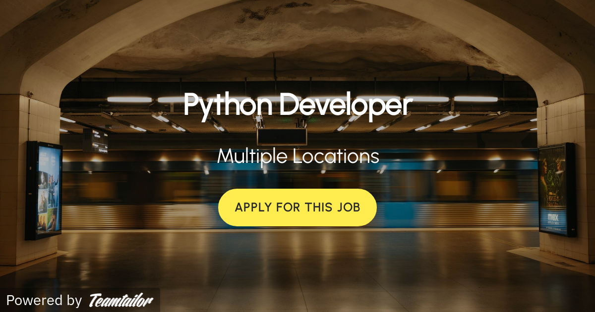 Python Developer - Perform