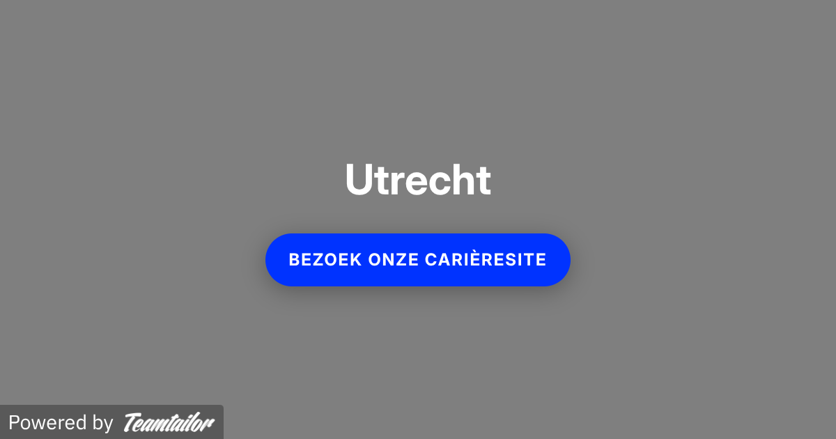 Utrecht - Morgan Recruitment Group