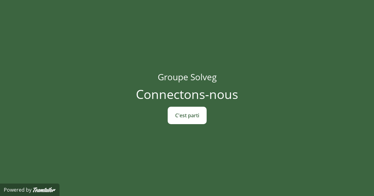 Groupe Solveg – Connect