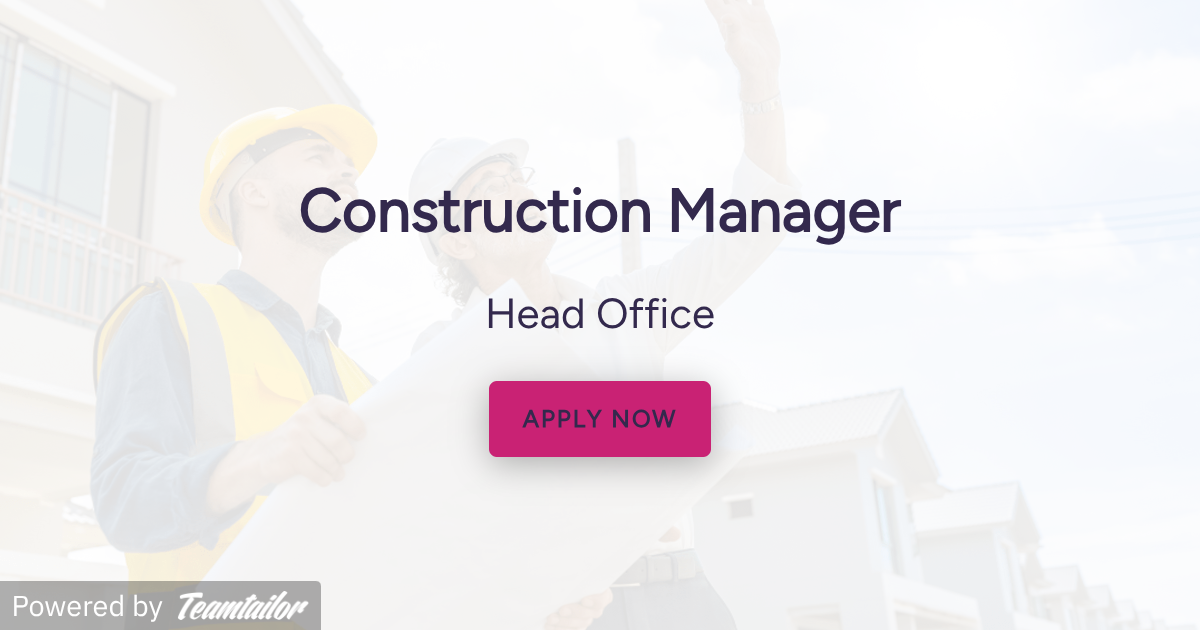Construction Manager - SBHA