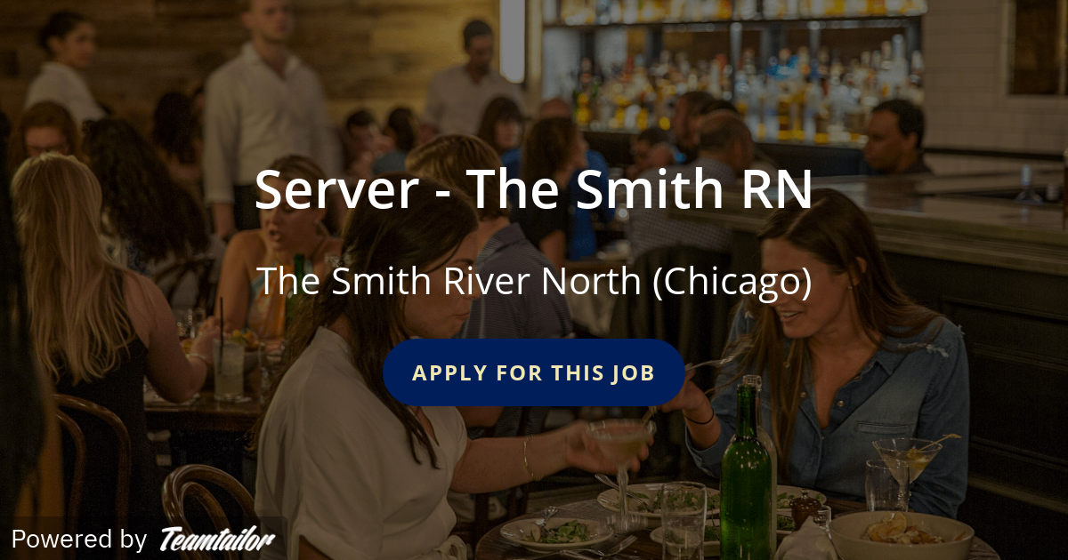 Server The Smith RN Corner Table Restaurants