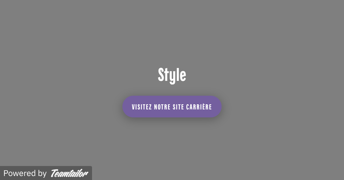 Style - Groupe Galeries Lafayette