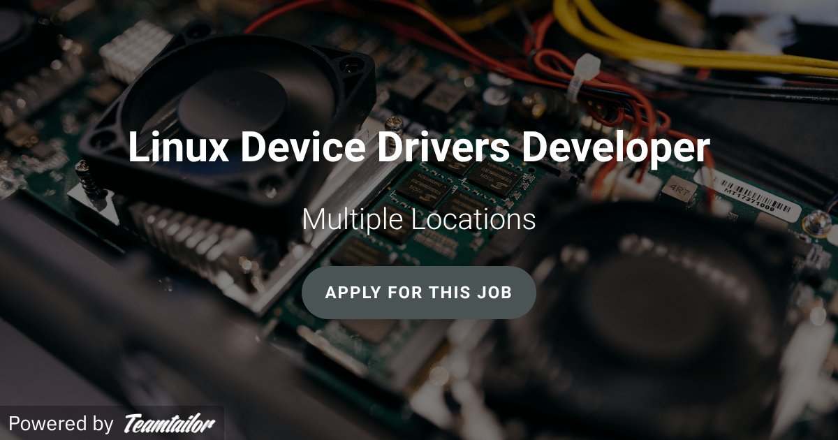 Linux Device Drivers Developer - Clue