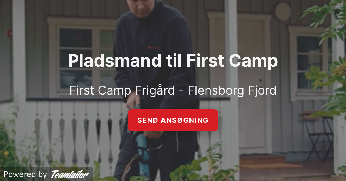 Pladsmand til First Camp - First Camp