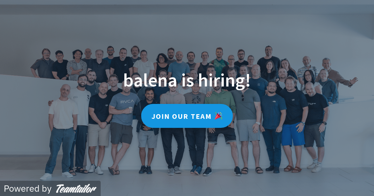 Open Job Roles - balena
