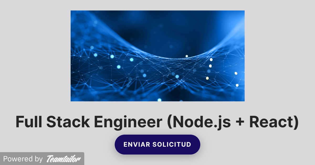 Full Stack Engineer (Node.js + React) - Valce Talent Solutions