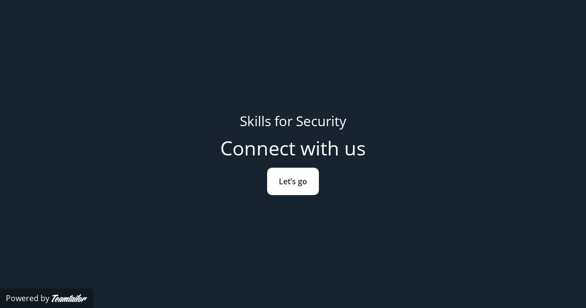 Skills for Security – Connect