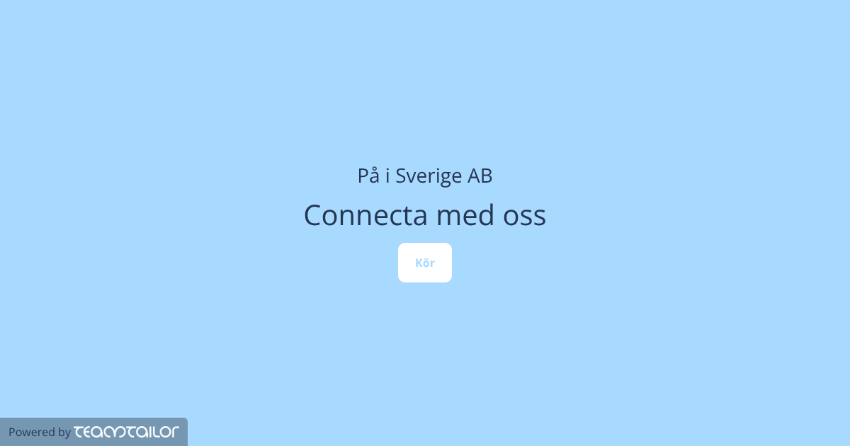 På i Sverige AB – Connect