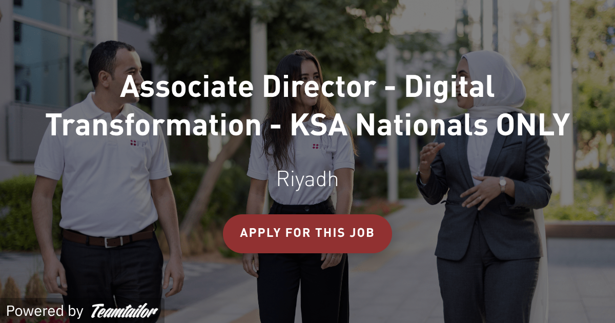 Associate Director Development Associate Director - Digital Transformation - Four Principles