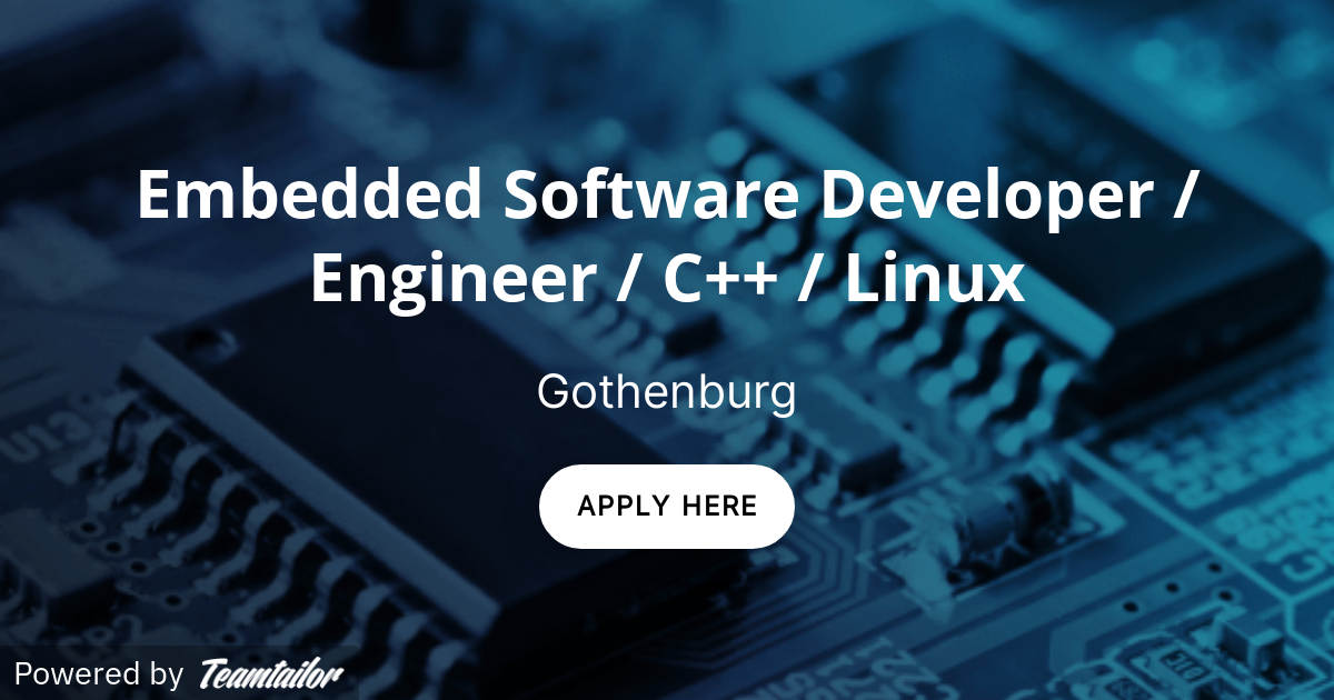 Embedded Software Developer / Engineer / C++ / Linux - Combine