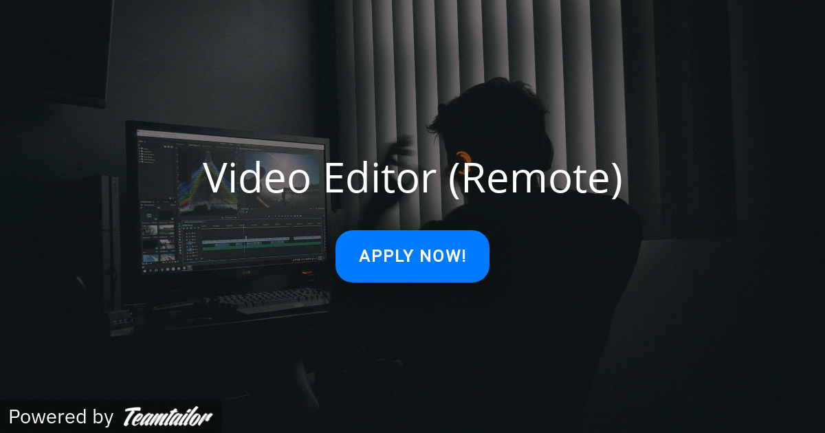 Video Editor (Remote) - Top Position