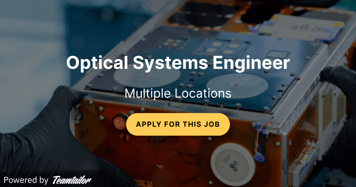 Optical Systems Engineer - Open Cosmos