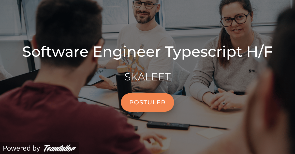 Software Engineer Typescript H/F - Skaleet