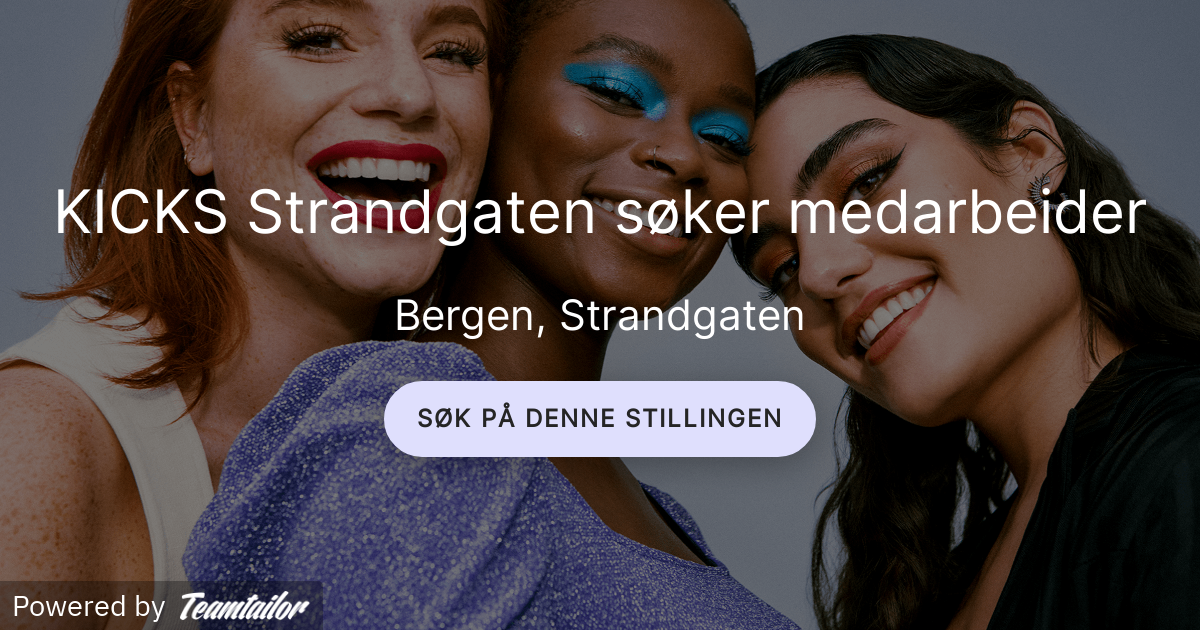 KICKS Strandgaten søker medarbeider KICKS