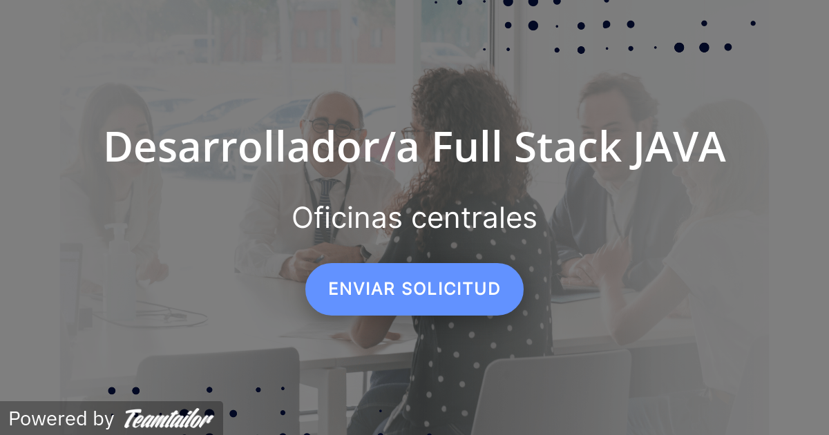 Desarrollador/a Full Stack JAVA - RDT