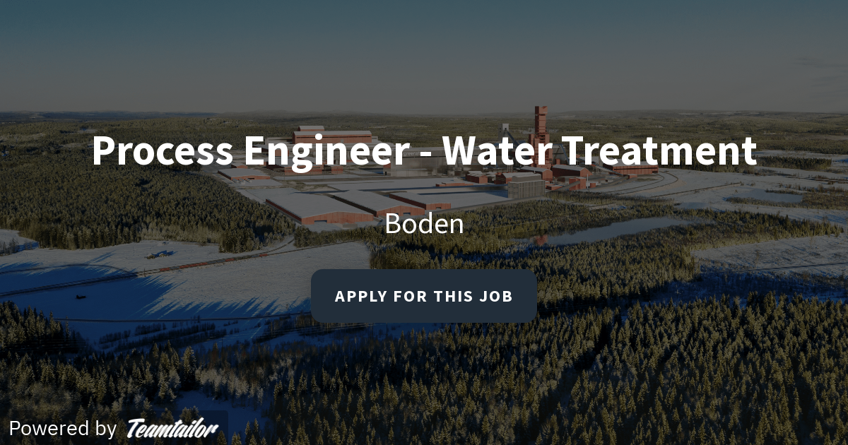 Process Engineer Water Treatment H2 Green Steel