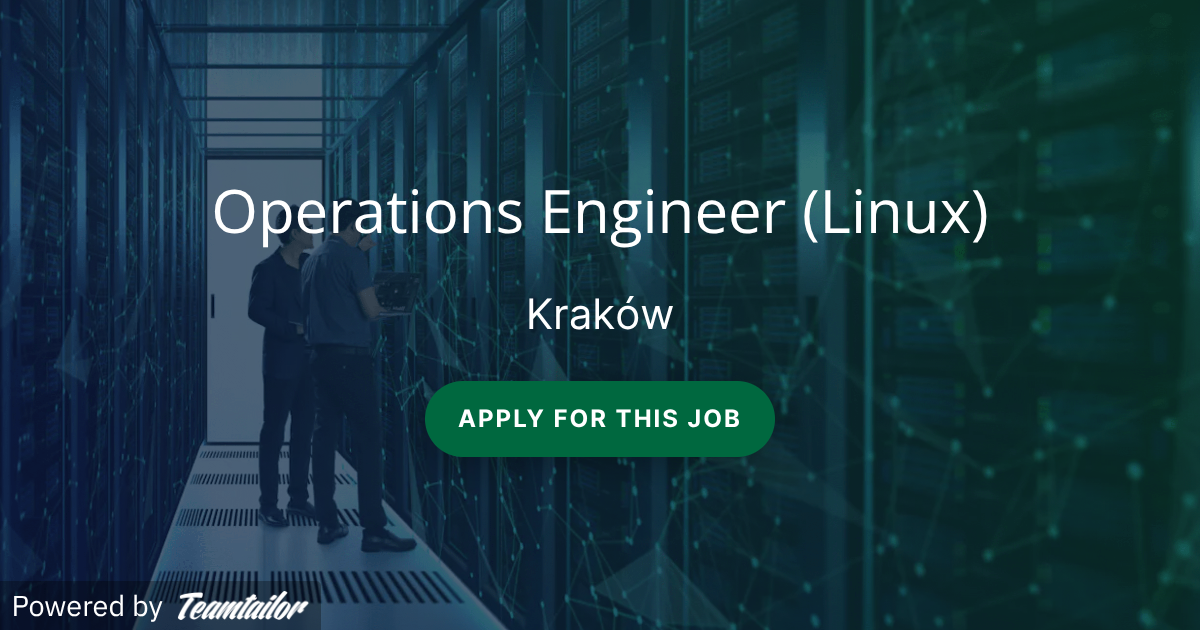 Operations Engineer (Linux) - Keepit