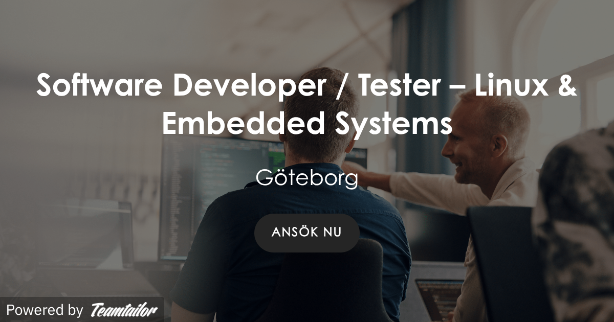 Software Developer / Tester – Linux & Embedded Systems - Knightec Group ...
