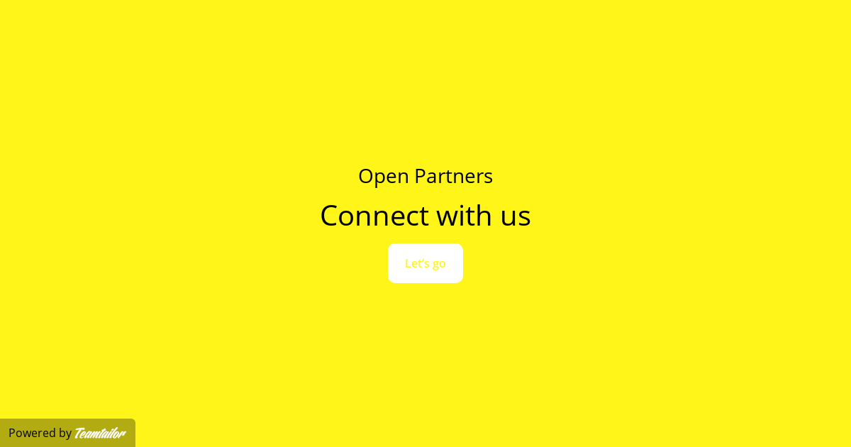 Open Partners – Connect