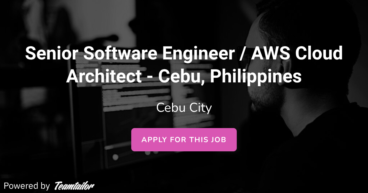 Senior Software Engineer / AWS Cloud Architect - Cebu, Philippines - Elva