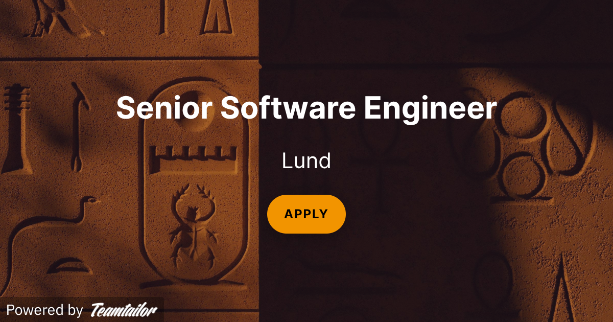 Senior Software Engineer - Precise Biometrics