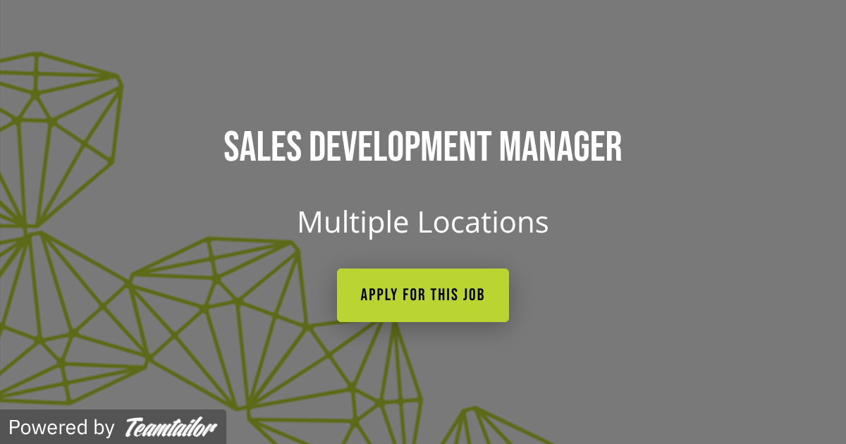 Sales Development Manager - GoEngineer
