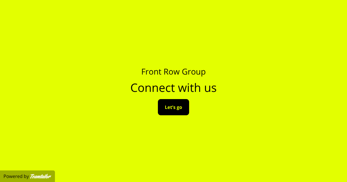 Front Row Group – Connect